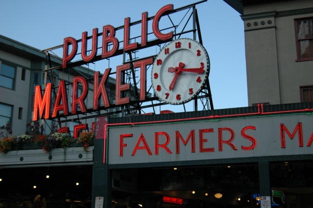 Sign at Pike Place Market